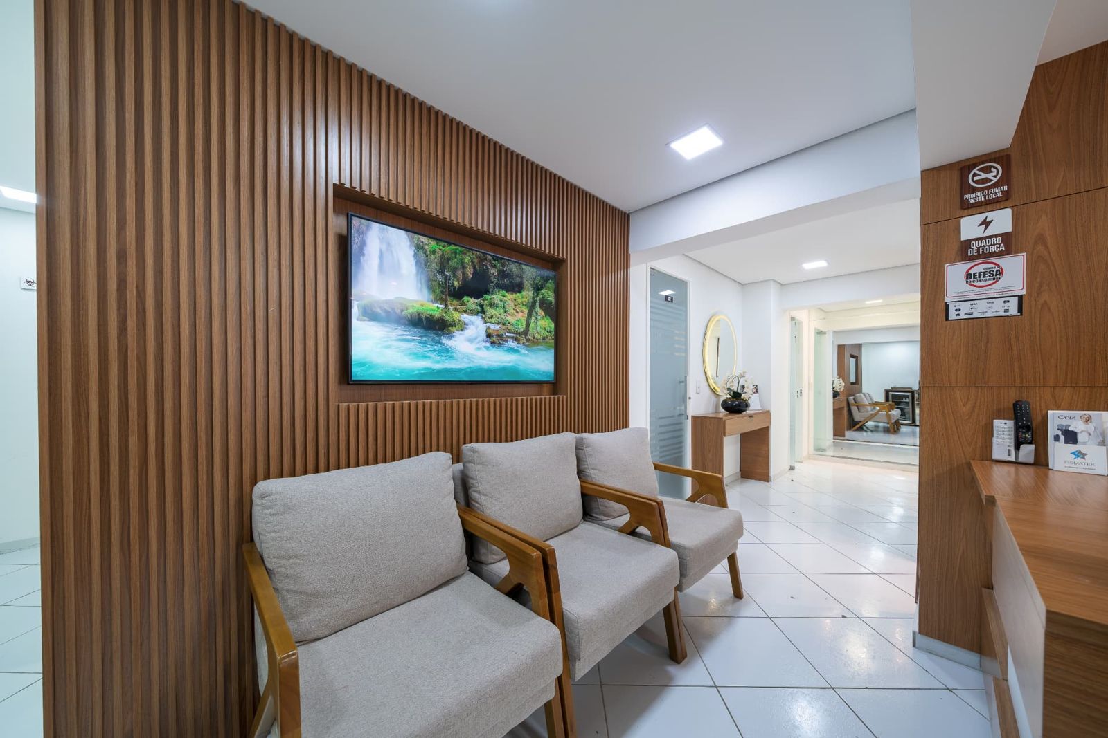 Sala de espera da unidade Vila Mariana